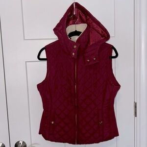 Quilted Hooded Vest